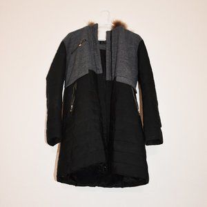 Cotton-padded jacket（black and grey）